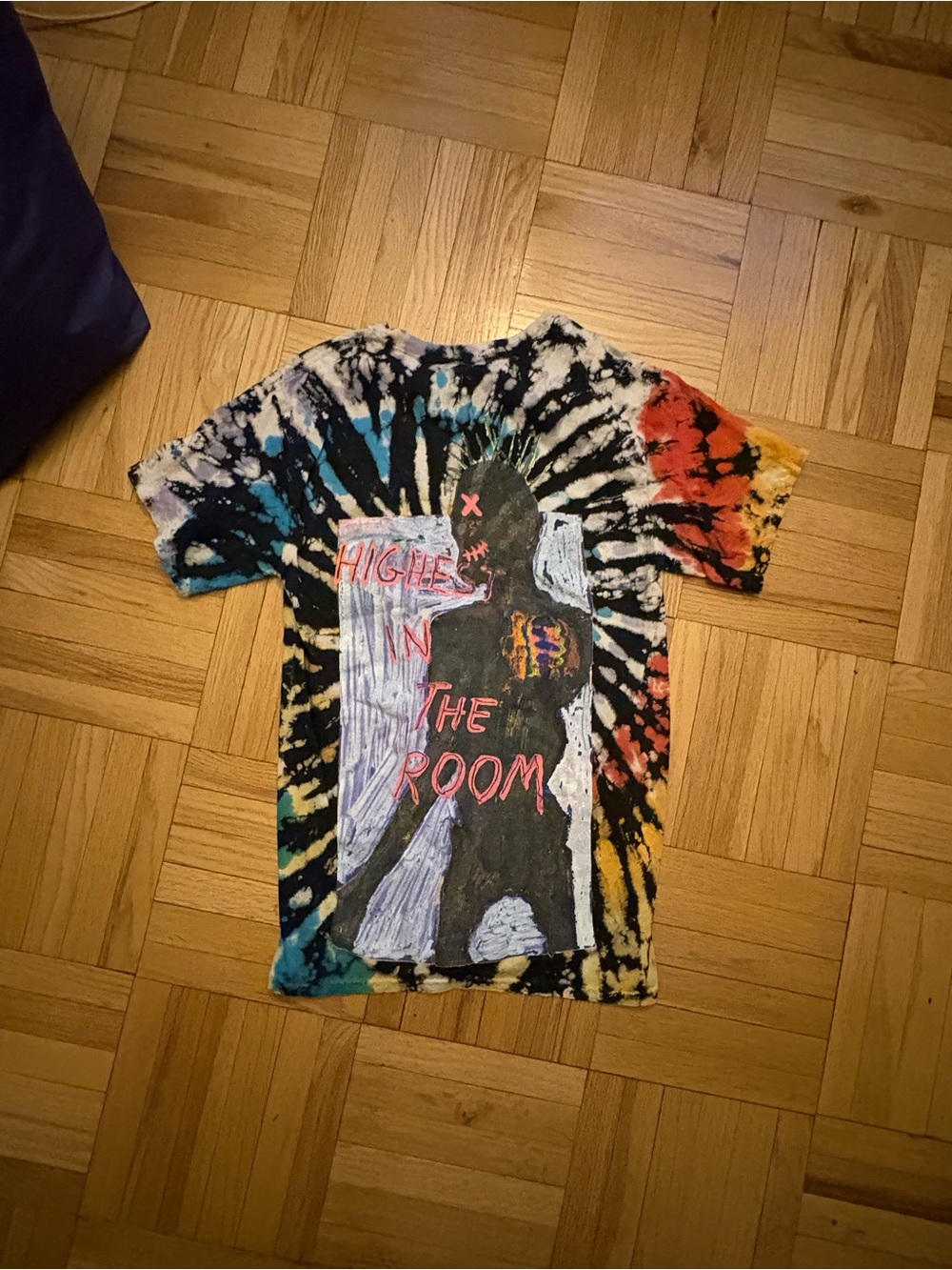 Cactus Jack Travis Scott Highest in the Room Tie-Dye Shirt - Picture 3 of 3